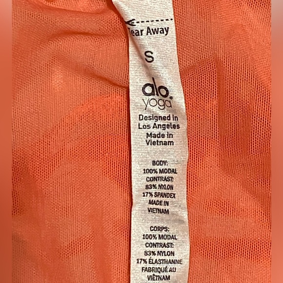 Alo yoga flutter tie Dye tank sun baked - Picture 7 of 7